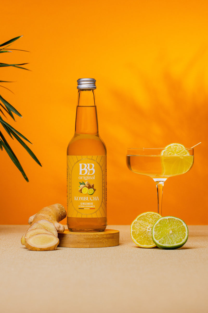 Kombucha Gingembre Citron & Bergamote