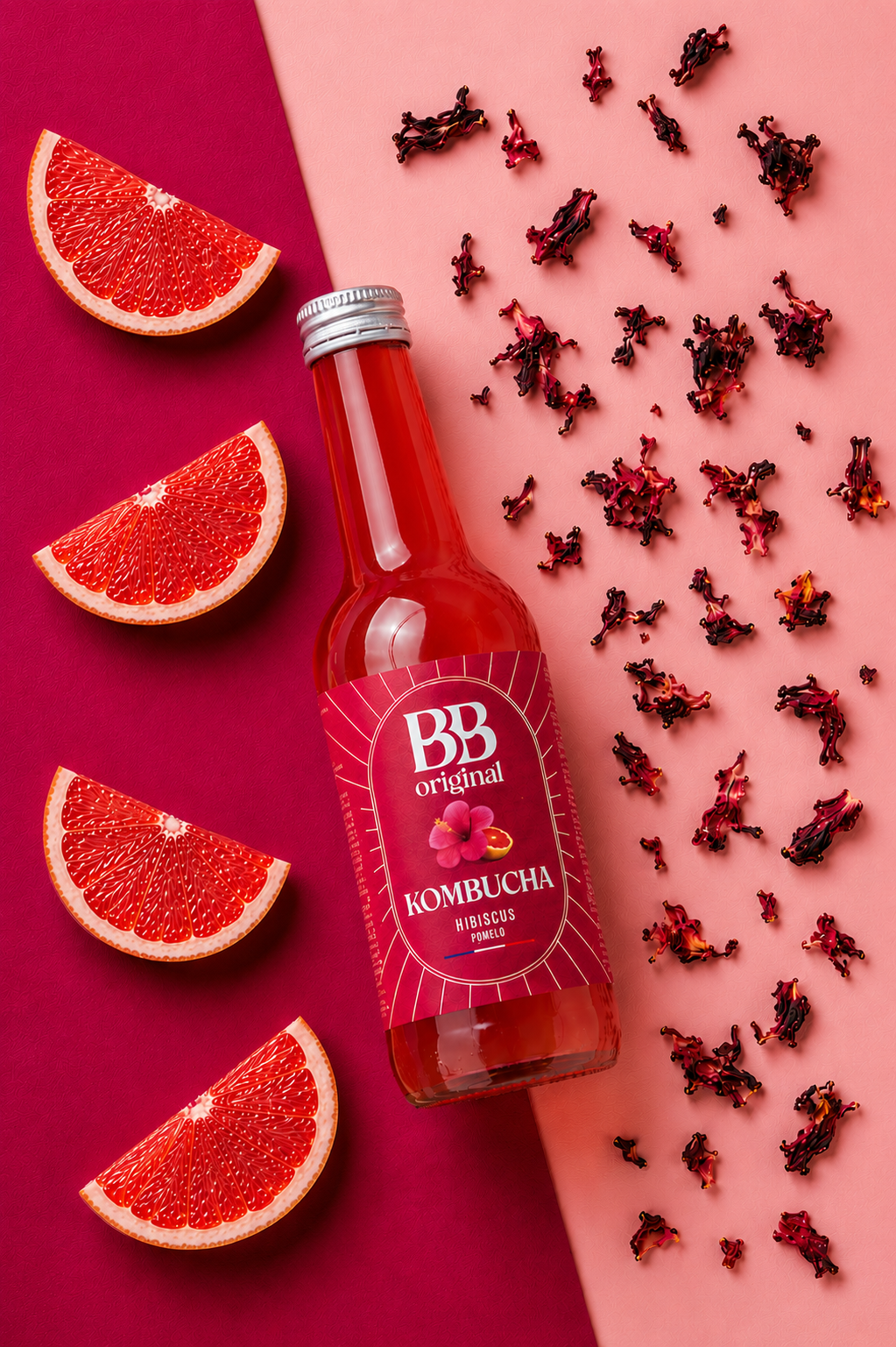 Kombucha Hibiscus & Pomelo