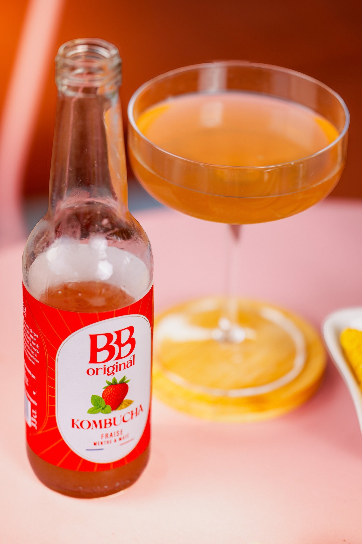 Kombucha Fraise Menthe & Maté