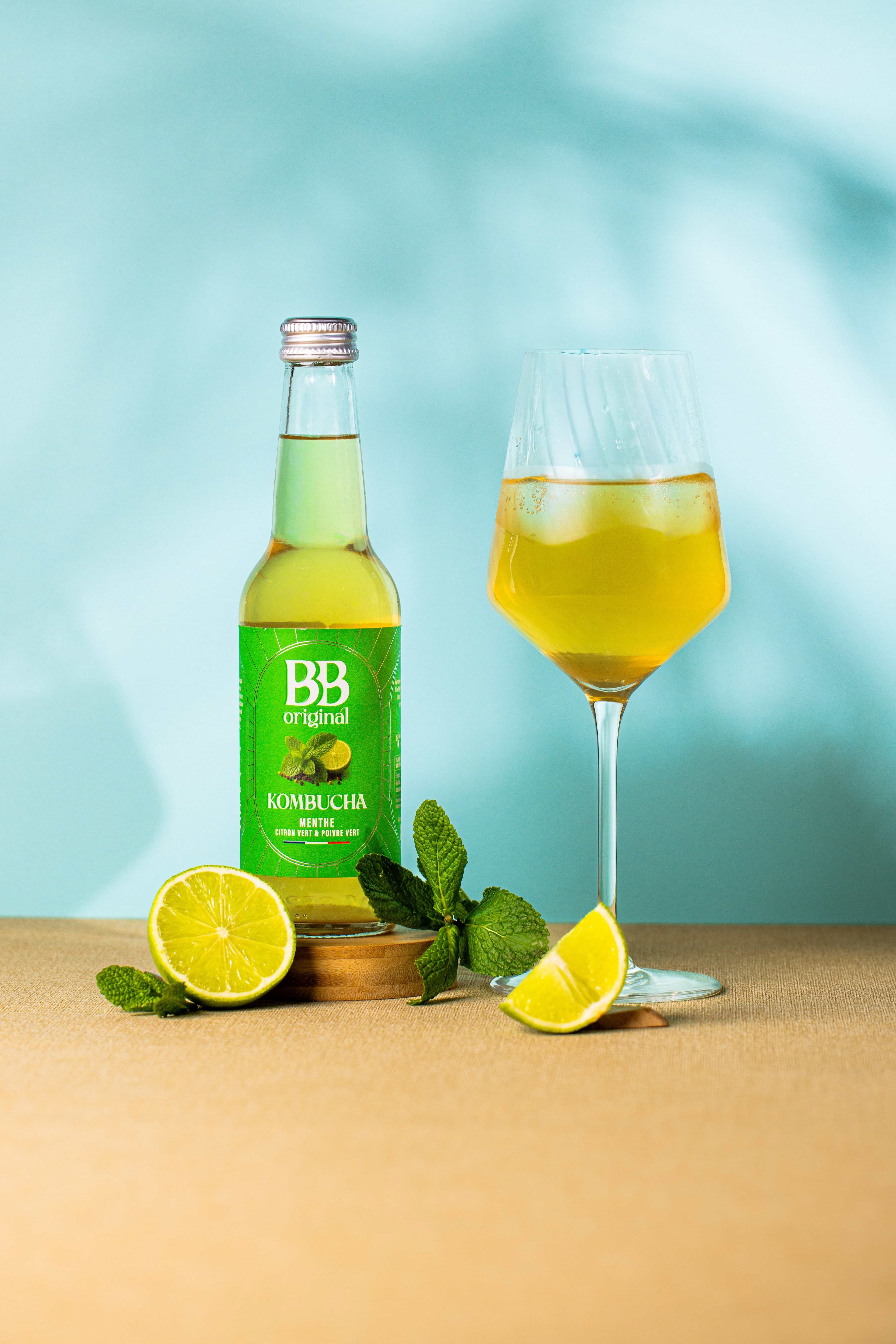 Kombucha Menthe Citron Vert Poivre Vert