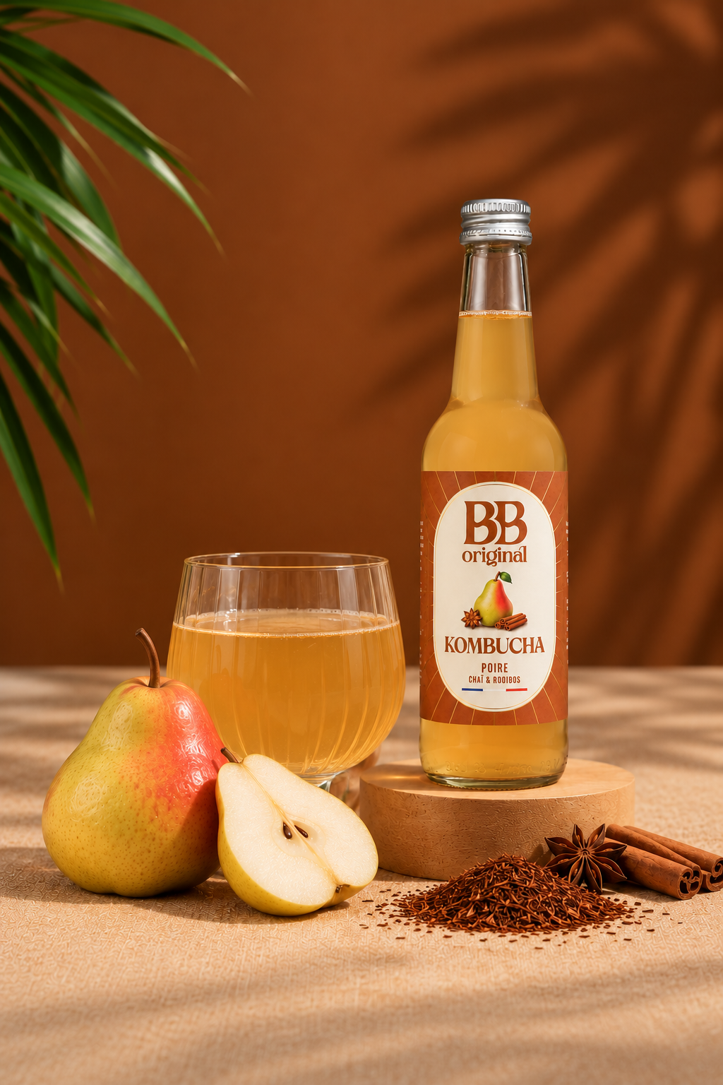 Kombucha Kombucha Poire Chaï & Rooibos